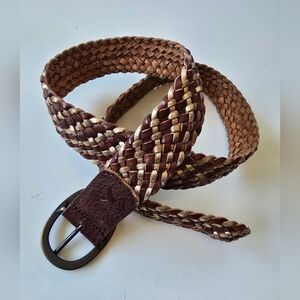 American Eagle Outfitters Braided Brown Belt S/M